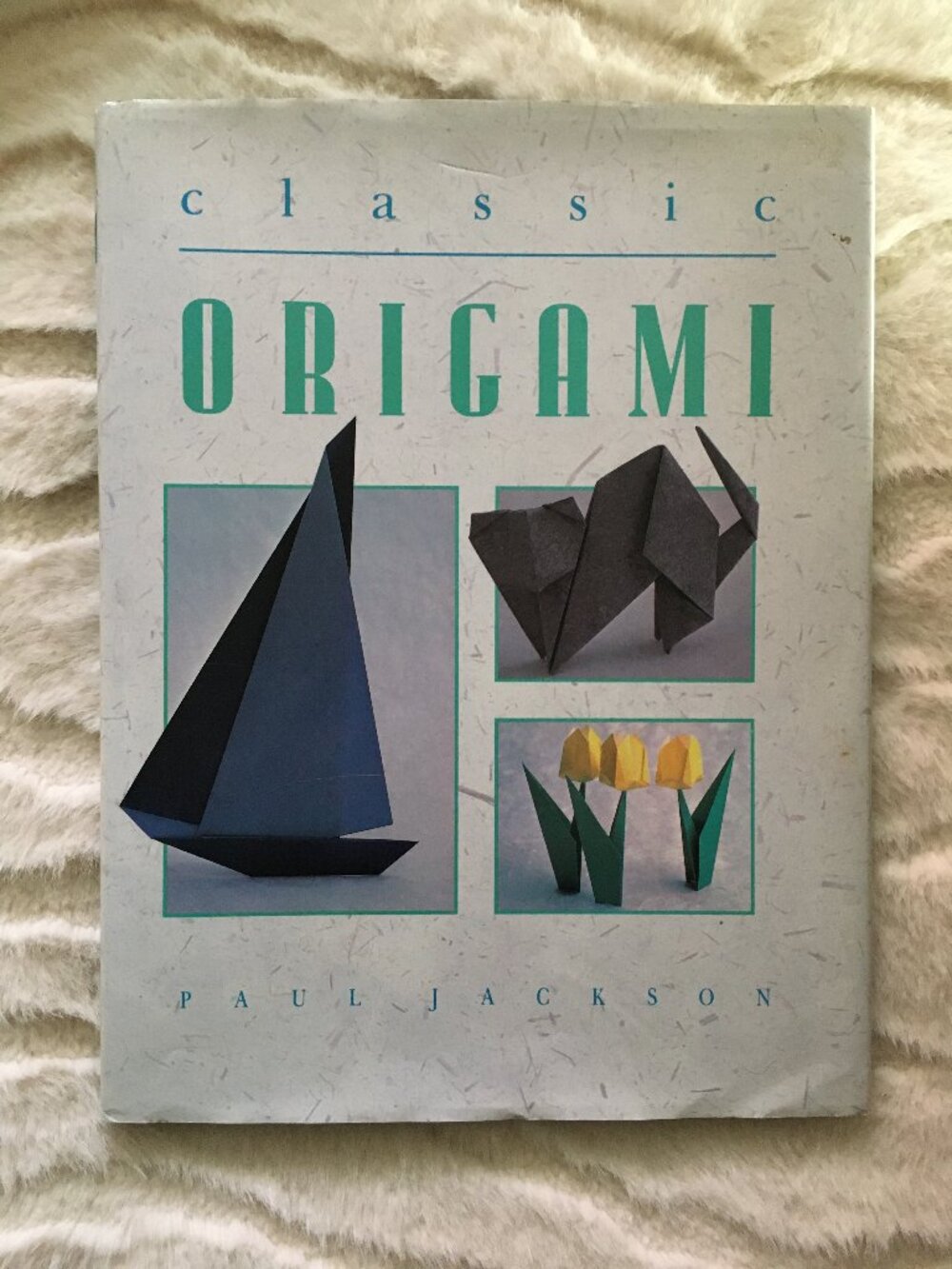 VTG 90s Classic Origami Hardcover Paul Jackson Kit with Paper & Instructions